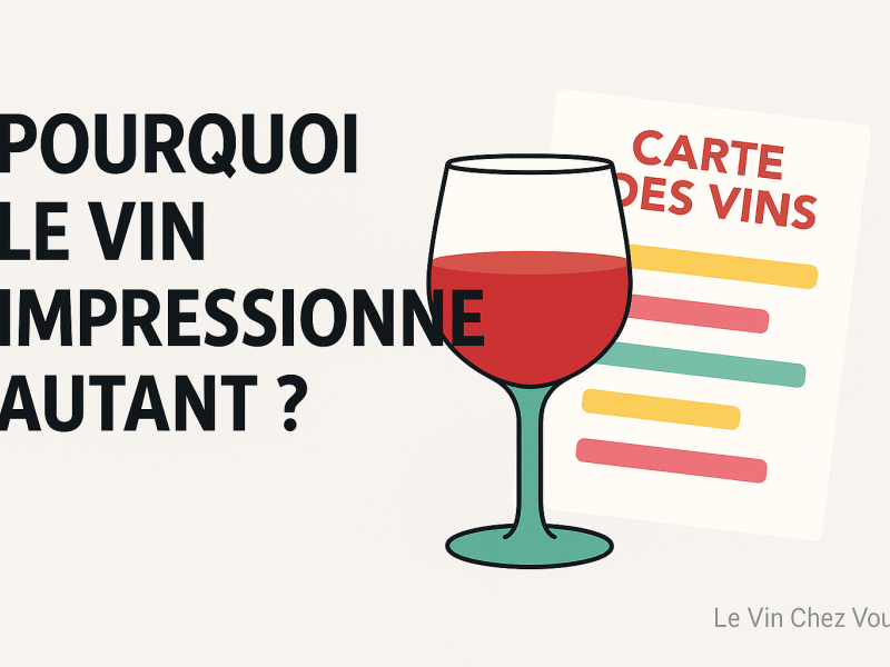 Pourquoi le vin impressionne tant&nbsp;?